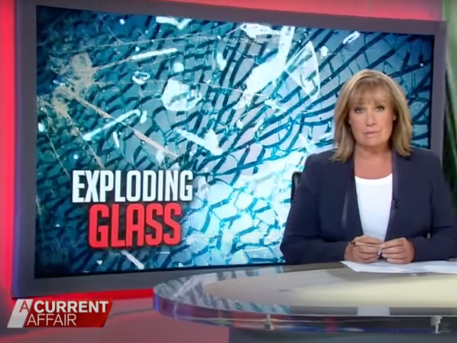 Warning over exploding glass (As Seen on A Current Affair)